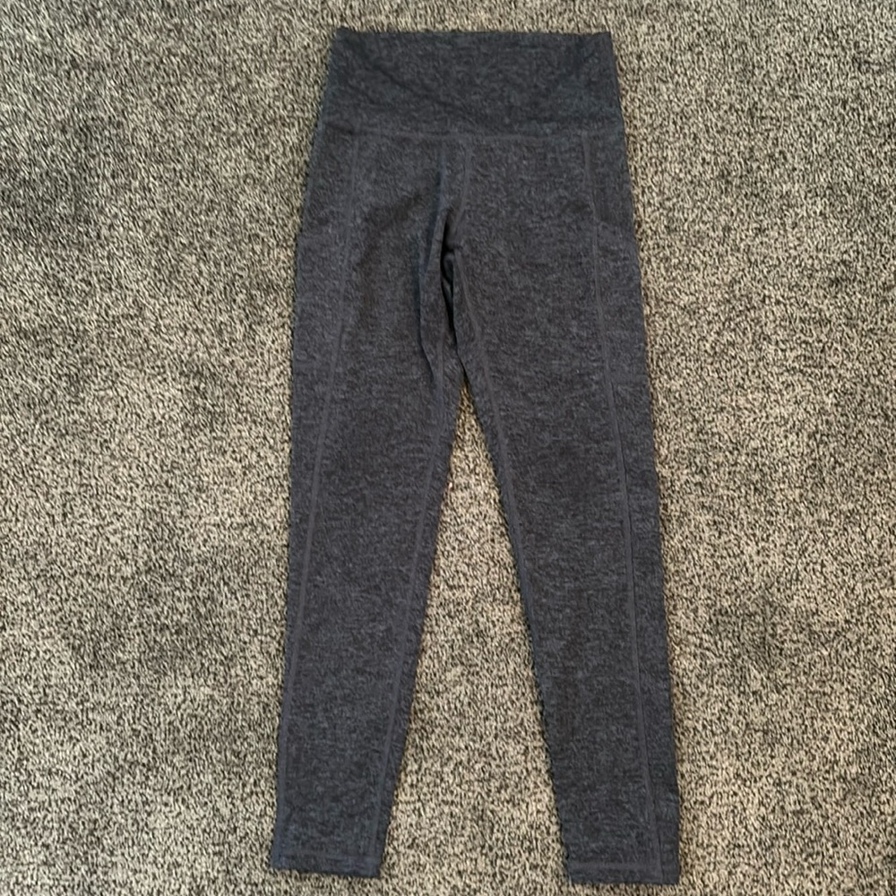 Offline by aerie navy Heather leggings with pockets